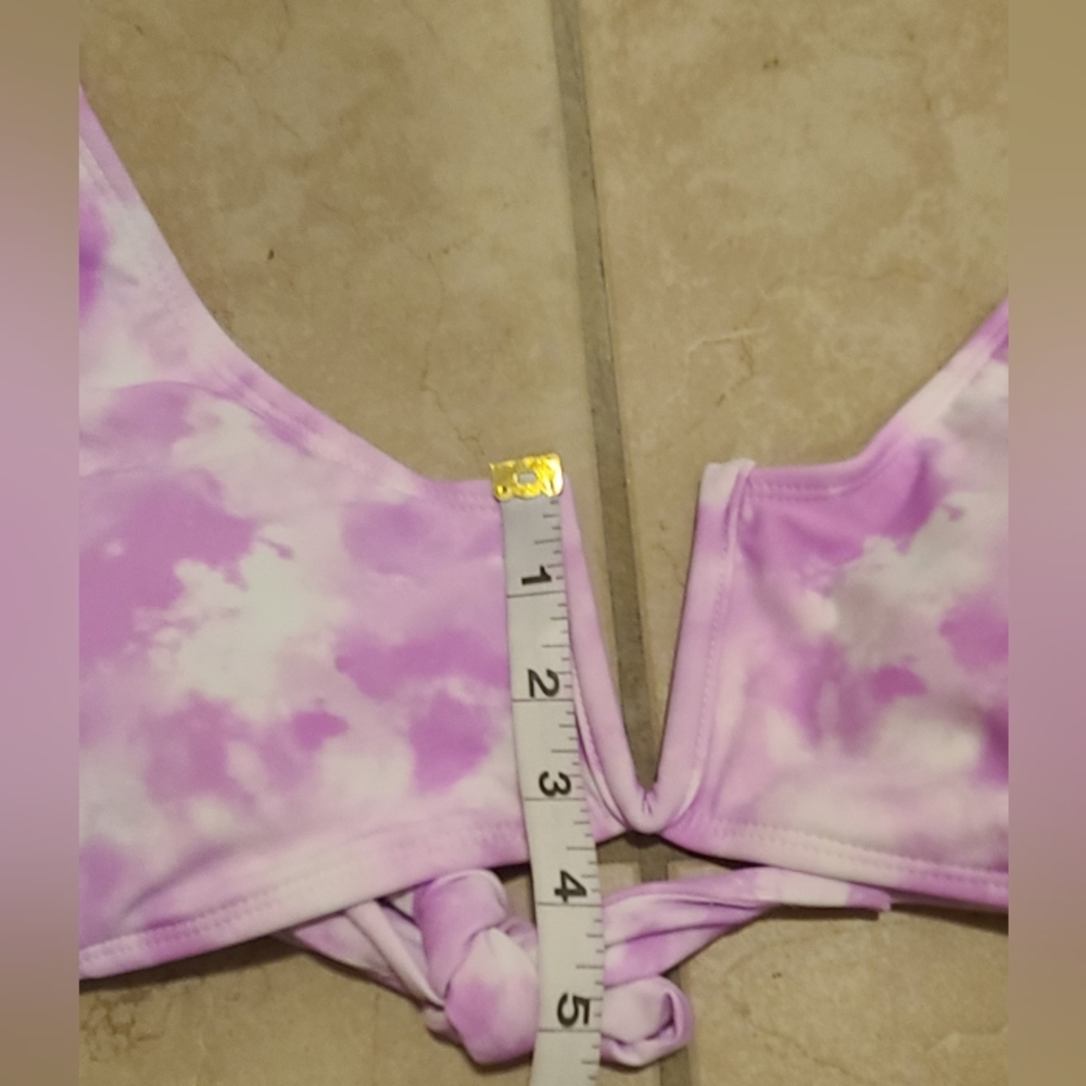 #58 - NWT California Waves Jrs' V-Wire Bralette Bikini Top, Jr's XL- Like Large - Picture 8 of 10